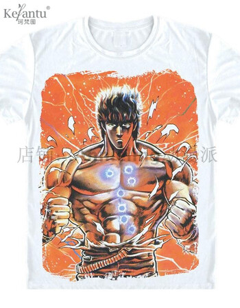 北斗神拳 健次郎 拳四郎 动漫周边短袖t恤夏季学生潮二次元短袖衣服