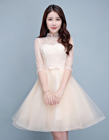 夏尔维纳伴娘礼服女2018新款韩版礼学生连衣裙显瘦姐妹团裙伴娘服短款