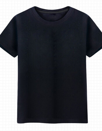 班服定制t恤印logo 广告文化衫短袖工作服polo衫定做diy衣服订制 黑色