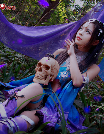 现货剑侠情缘3剑三剑网三 五毒萝莉秦风套cos 毒萝cos服 【现货】秦风