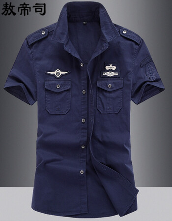 警察便衣特警公安服战术polo衫男加大码短袖多口袋速干衬衫夏季军迷