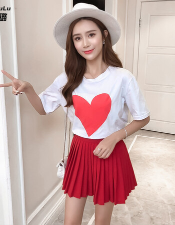 花雨璐少女生时尚套装女2018新款上衣短裙子网红两件套小清新温柔风仙