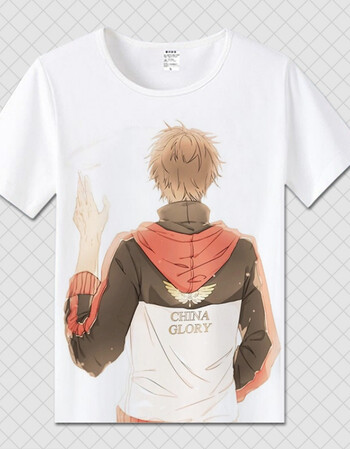 全职高手t恤 男女战队叶修衣服 动漫游戏 国队队服荣耀 5 m