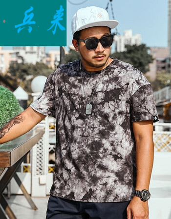 潮牌胖子加大码男装胖胖星球加肥佬印花短袖t恤宽松半袖嘻哈胖子t恤男