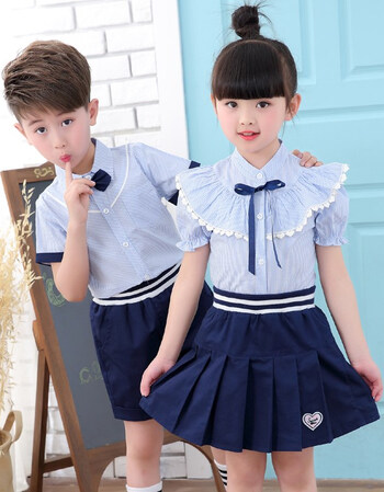 六一儿童节校服夏季幼儿园园服小学生班服男女套装衣服毕业服短袖 天
