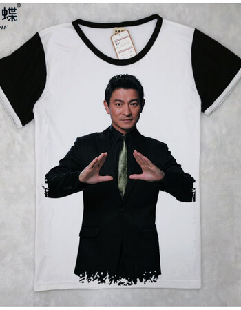 珂梵图图案刘德华短袖t恤 周边同款衣服男女个性半袖汗衫 自定义图