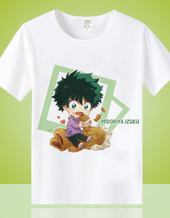 我的英雄学院 绿谷出久动漫周边t恤服装二次元短袖男女衣服校服夏 8 l