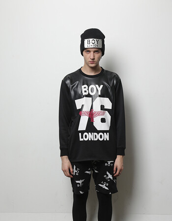 男装 卫衣 boy boylondon专柜正品韩国热卖时尚潮牌圆领套头长袖t恤