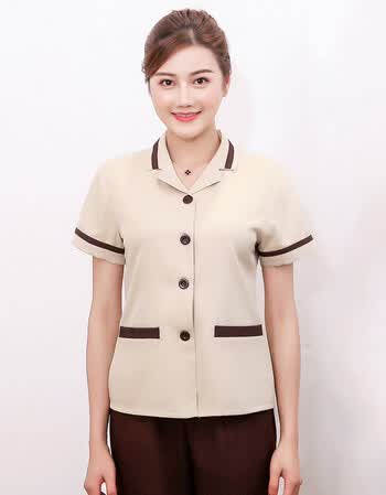 保洁工作服短袖阿姨保洁服夏装酒店客房服务员物业家政清洁制服女