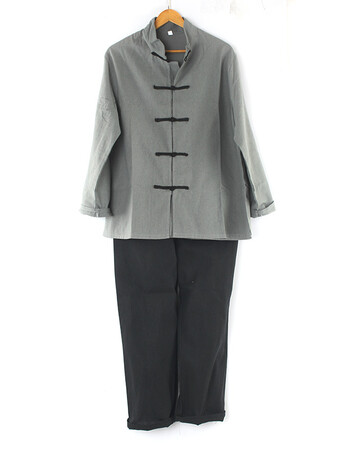 农村平民百姓阿宝演出服农民服装民国时期马褂男古装小二服老土衣