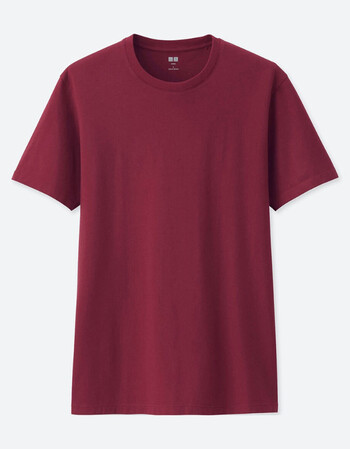 古莱登男装 supima cotton圆领t恤(短袖) 404136 18暗红色 175/100a/l