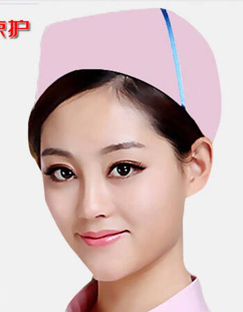 韵维意护士帽白加厚护士服帽子女医生工作服卫校薄款夏季燕尾帽 白色