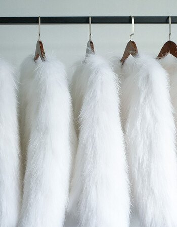 新品推荐 秋季热卖貉子毛编织皮草外套女短款 欧洲站2018秋冬新款白色