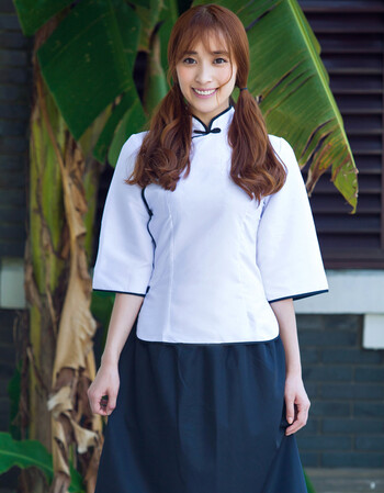 礼服五四青年民国学生装影楼服装毕业校大合唱舞台演出服 白色全棉 xl