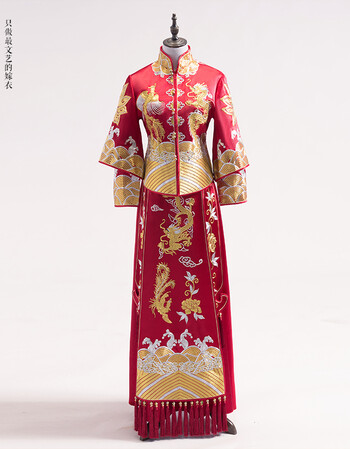 叔戈迪 秀禾新娘 嫁衣中式礼服2018新款结婚【龙凤配】禾秀服敬酒服