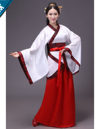 2019新款正规双绕曲裾汉服古装女款深衣短小曲裾襦裙单绕交领曲裾汉朝服装