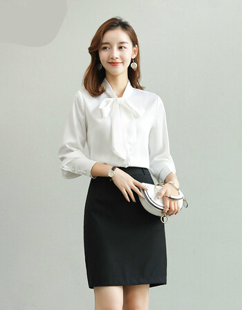 职业装女2018新款套装时尚夏正装名媛小香风工作服白领女装hz 白色