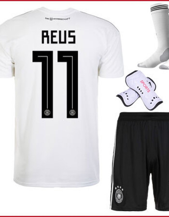 南极人球衣德国队主场号厄齐尔客场1号穆勒大码足球服套装 白色11号