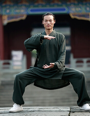 太极服女夏季亚麻棉新款套装太极拳武术练功衣服道袍道士服装男士