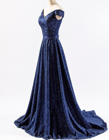 晚礼服2019新款宴会优雅敬酒服新娘结婚一字肩修身端庄大气女礼裙