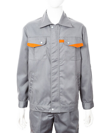 工装优品]秋长袖工作服套装男汽修服工装工程工地装修劳保服厂服 灰色