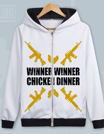 绝地求生吃鸡卫衣男女学生大逃98k快递员同款周边衣服秋冬外套