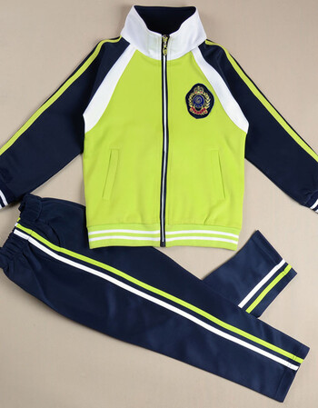 幼儿园园服儿童幼稚园班服小学生校服春秋套装运动会两件套 浅绿色