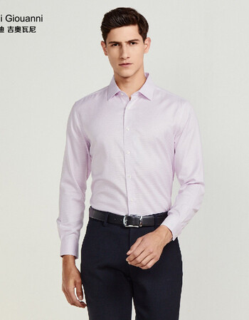 费雷迪吉奥瓦尼freddi giouanni 2018新款商务休闲全棉男士长袖衬衫