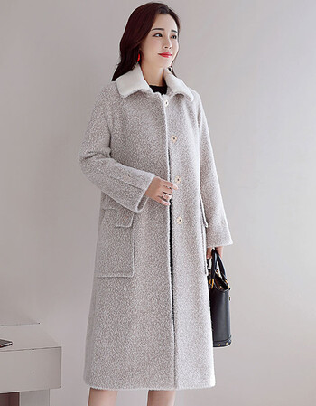 新品2018新款中年少妇妈妈冬装毛呢气质外套洋气上衣30-40岁秋冬大衣