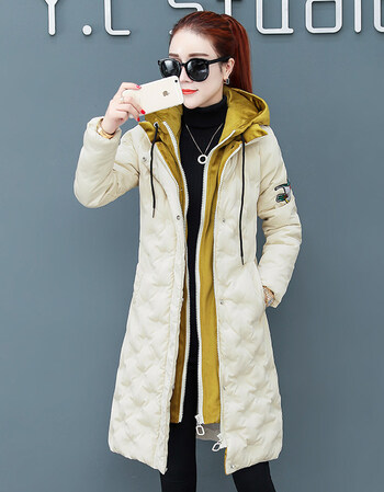 京东精选时尚中长款棉衣女装2018新款冬季宽松加厚保暖外套小个子羽绒