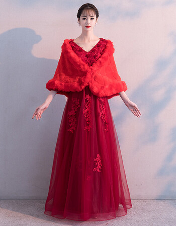 新娘敬酒服秋2018新款长袖长款红色高腰孕妇显瘦结婚晚礼服女 加50送