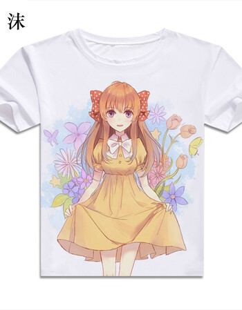 刻沫 月刊少女野崎君短袖t恤 佐仓千代 动漫周边衣服t恤 3 m