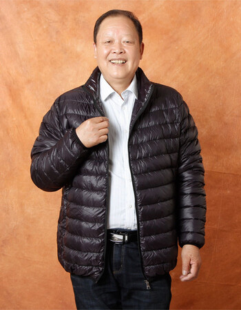 中老年男士秋冬薄款加肥加大码羽绒服中年胖子爸爸装肥佬保暖外套