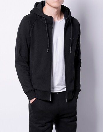 墨麒麟运动套装男士卫衣男连帽春秋款帅气一套衣服男套装秋季外套男