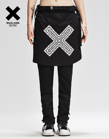 【INXX】 INXX 新品创意街头休闲裤XX42230007 黑色 M