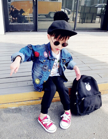 宝宝牛仔外套男潮1-3岁0男童秋装韩版儿童牛仔衣春秋夹克小童童装sn