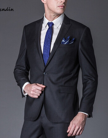【新品】kaltendin/卡尔丹顿男装 商务休闲长袖西装修身便服单西 灰色