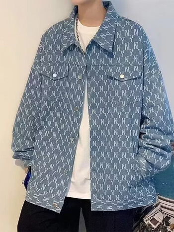 狄帝鲨didishavintage牛仔外套男潮牌高级感小众夹克潮ins港风潮流
