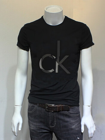ckalenket恤男 印花短袖t恤男 夏季上衣 ck8黑色 165/s【图片 价格