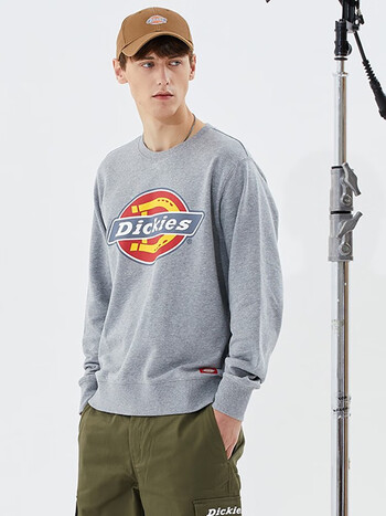 dickies 【经典款】dickies卫衣 男女同款大logo印花圆领卫衣 卫衣男