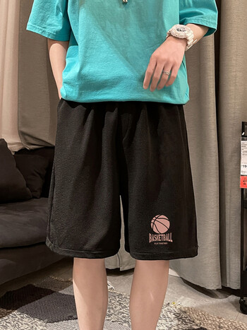 引异篮球短裤男潮牌休闲运动五分裤子夏季宽松外穿大裤衩男生沙滩裤