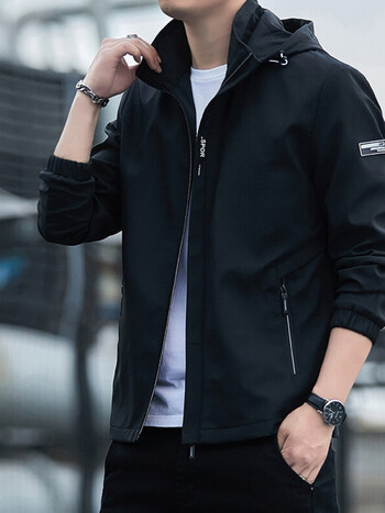 高品质男装外套男新款秋季韩版潮流帅气衣服工装休闲夹克时尚都市秋装