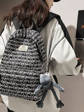 fear of god fog essentials复线满印背包男女高街潮牌书包双肩包