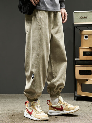 优衣库uniqlo2023日系工装裤男秋季潮牌宽松秋冬款束脚裤男士休闲百搭