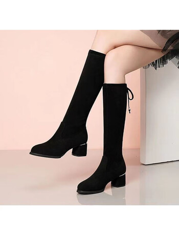 靴>女士时装靴>大东(dusto)>大东(dusto)小个力长靴女不过膝长筒靴