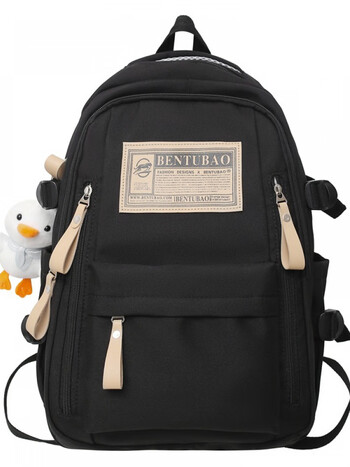 赣老头简约高颜值ins书包初中女书包双肩包女大学生旅行高中大容量书