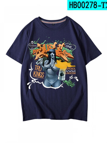 阿伟死了awsl让我康康同款短袖t恤超勇文化衫哲学衣服男n2杰哥藏青2xl