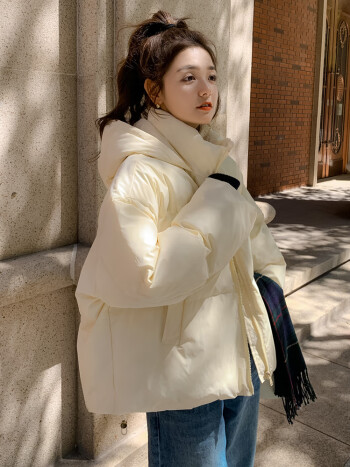 秋伊梵2023年新款小个子短款棉服女冬季韩版设计感棉衣学生百搭棉袄