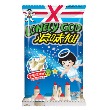 【京东商城】 【旺旺浪味仙】【京东超市】旺旺浪味仙蔬菜味70g