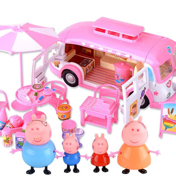 促销直降】儿童玩具礼物儿童小猪佩奇一家六口